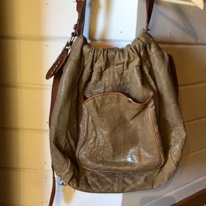 Schuler and sons vintage anthro leather shoulder bag